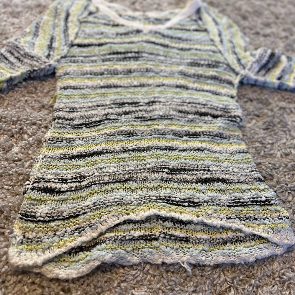 Anthropology Free People Marked Songbird Chunky Knit Sweater size XS - Picture 10 of 13